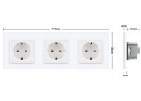 ������� Livolo Glass White ������� �� ����������� ����'� ���� 1