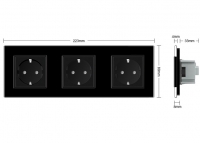 ������� Livolo Glass Black ������� �� ����������� ����'� ���� 1