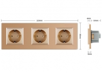 ������� Livolo Glass Gold ������� �� ����������� ����'� ���� 1