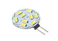 ���������� ����� G4, 12V 9pcs smd 5730 White (6000K) ����'� ���� 1