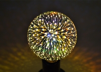 ����������� ���������� ����� E27, 220V 3W 3D RGB ����'� ���� 2